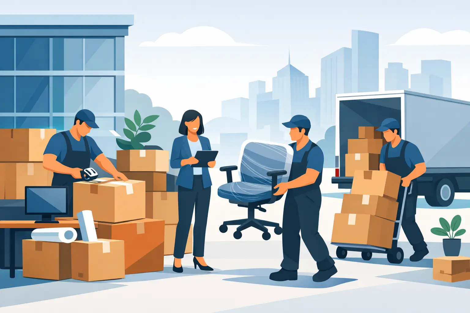 Commercial Property Packing Services That Keep Moves Moving
