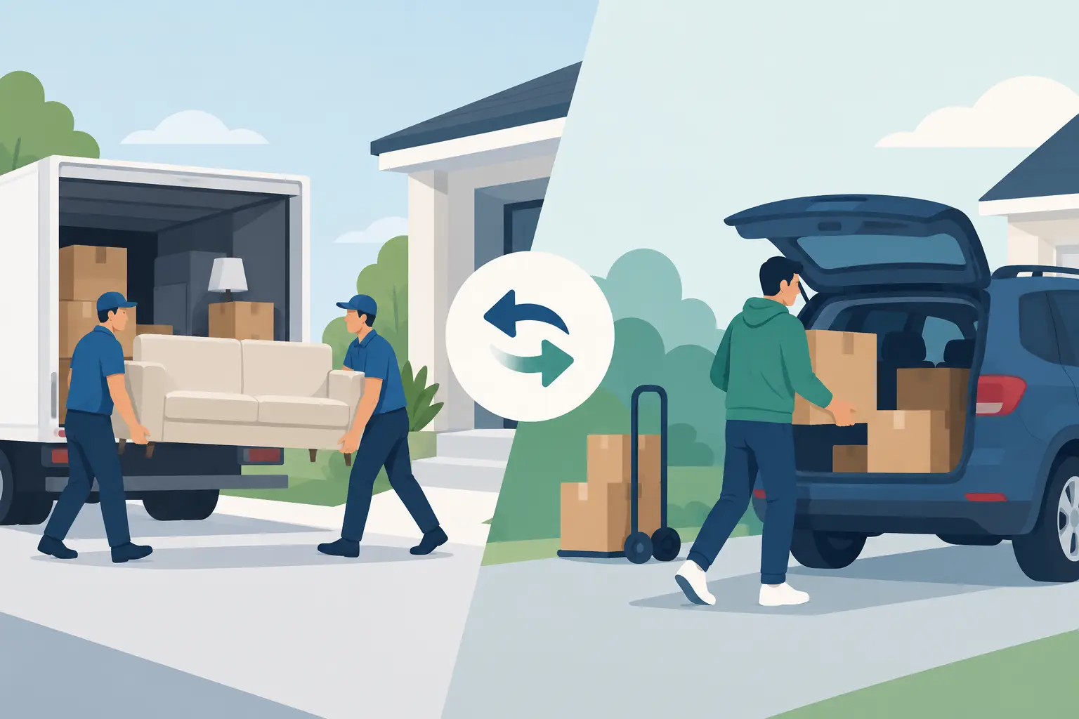 Full Service Versus Self Moving: Which Fits?