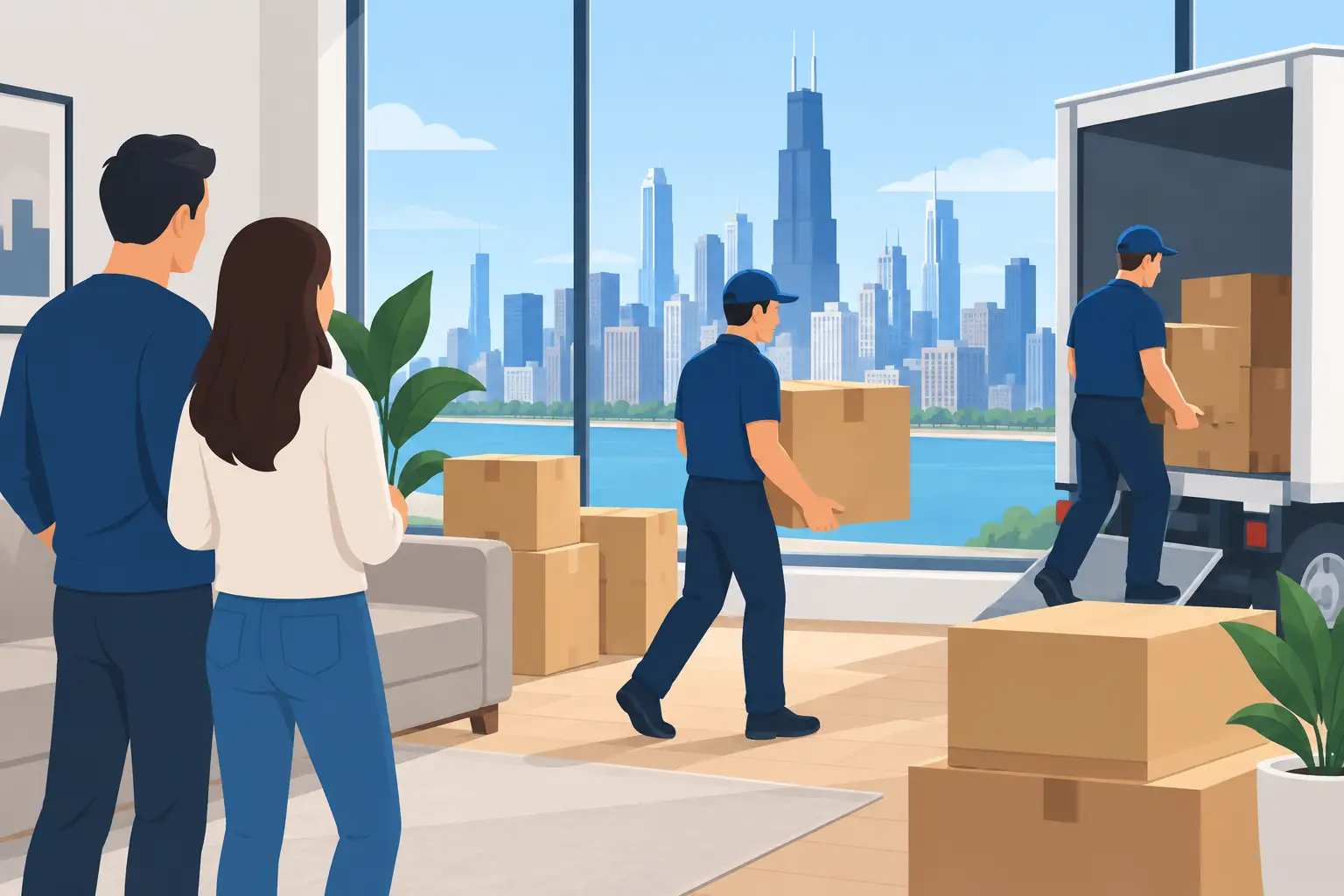 When to Reserve Movers for Your Chicago Move
